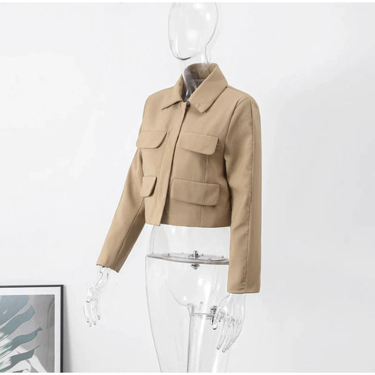 Levoire | Veste à manches longues avec plusieurs poches à boutons