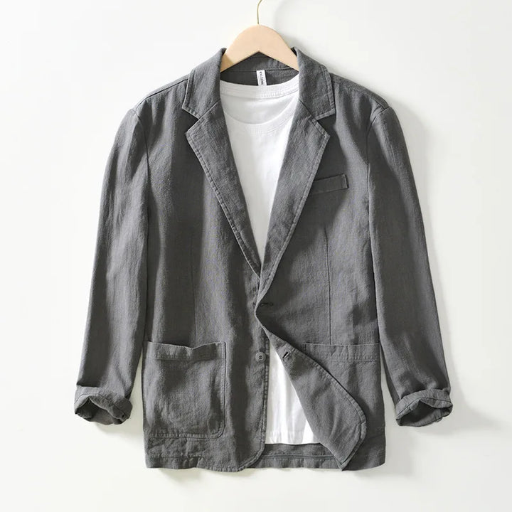 Levoire | Blazer en lin élégant Gris