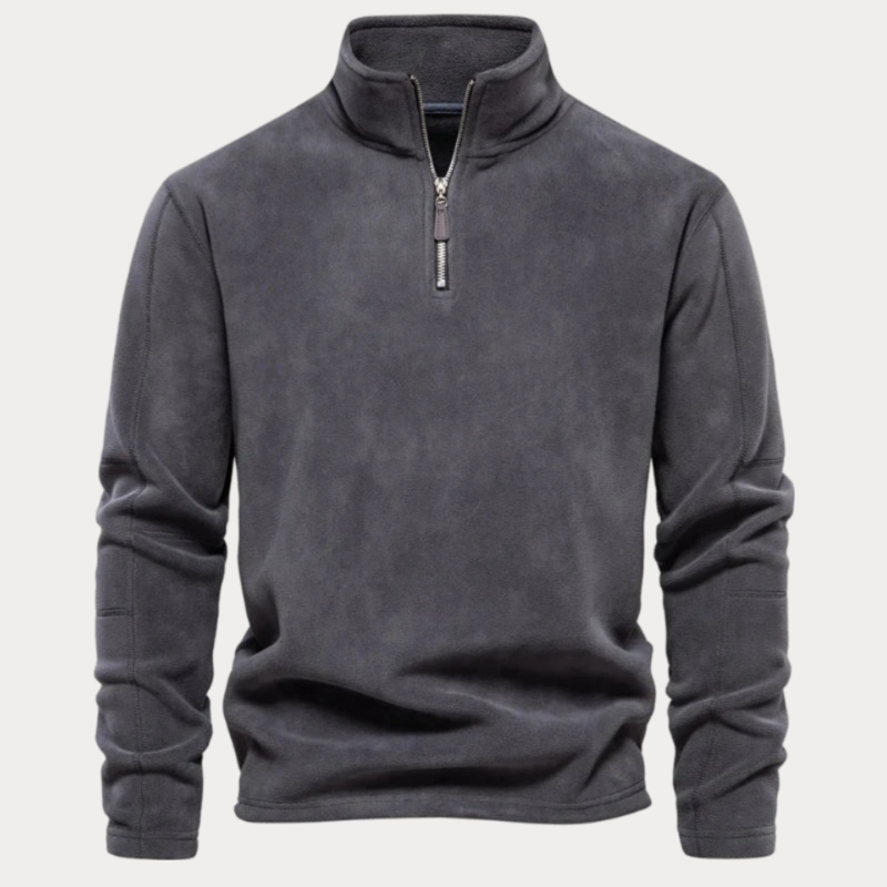 Levoire | Sweatshirt Fleece Exclusif Gris foncé