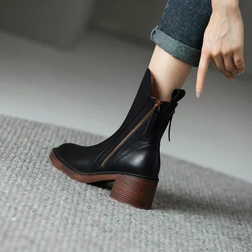 Levoire | Bottes En Cuir Au Style Élégant