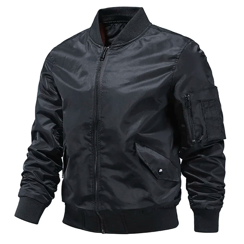 Levoire | Veste Varsity Sportive Et Tendance Pour Hommes Noir