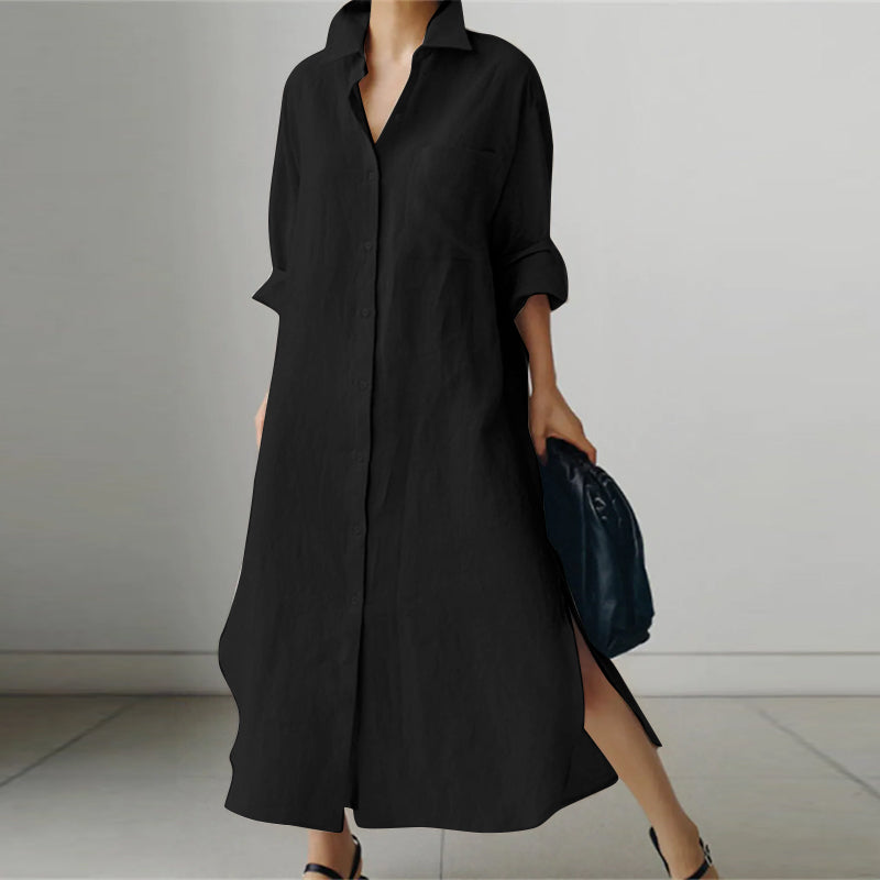Levoire | Robe Chemise - Coréen Noir