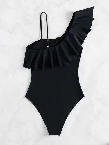Levoire | Maillot De Bain Une Pièce Avec Volant Décoratif
