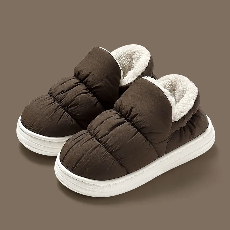 Levoire | Chaussons Imperméables Avec Doublure En Polaire Et Semelle Antidérapante Pour Le Confort Braun