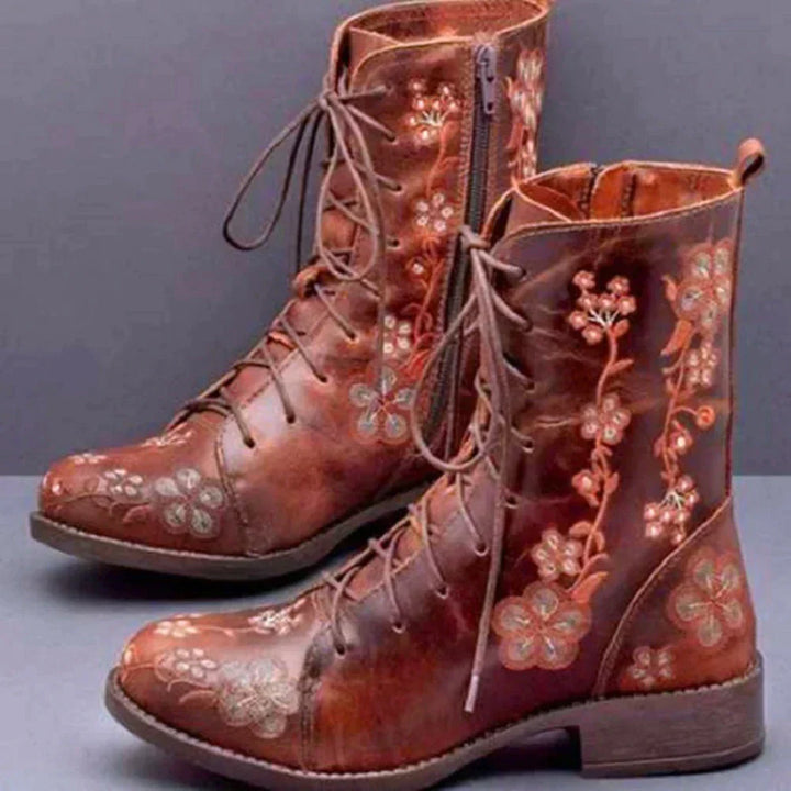 Levoire | Chaussures Élégantes À Talons Avec Lacets Pour Un Confort Stylé Kaffe