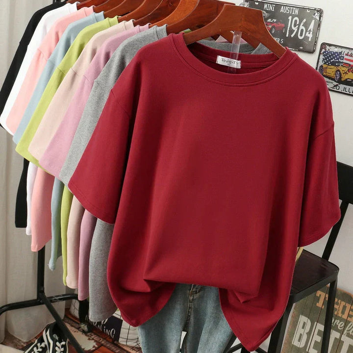 Levoire | T-Shirt En Coton Surdimensionné Rot