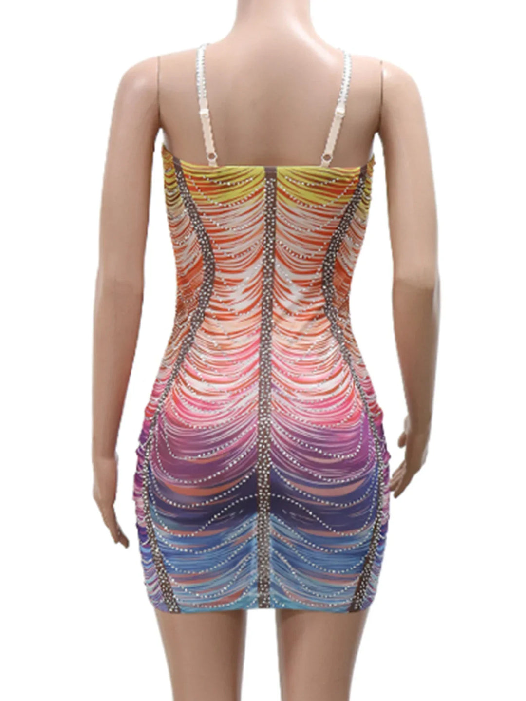 Levoire | Robe Mini Sans Bretelles En Strass