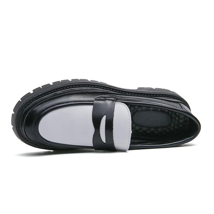 Levoire | Bottes En Cuir De Luxe Fait Main Noir Blanc