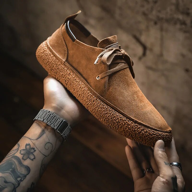 Levoire | Chaussures En Daim Braun