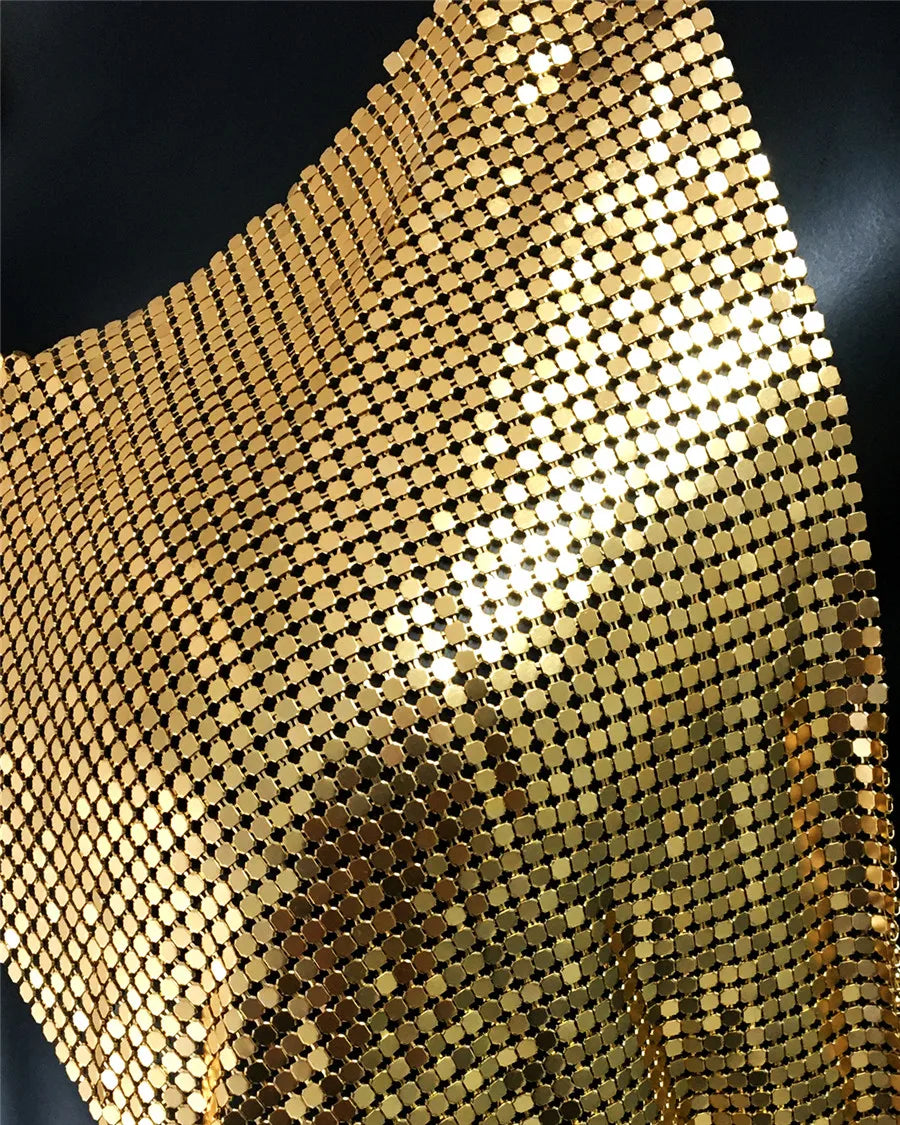 Levoire | Haut Coupe Halter À Paillettes Métalliques