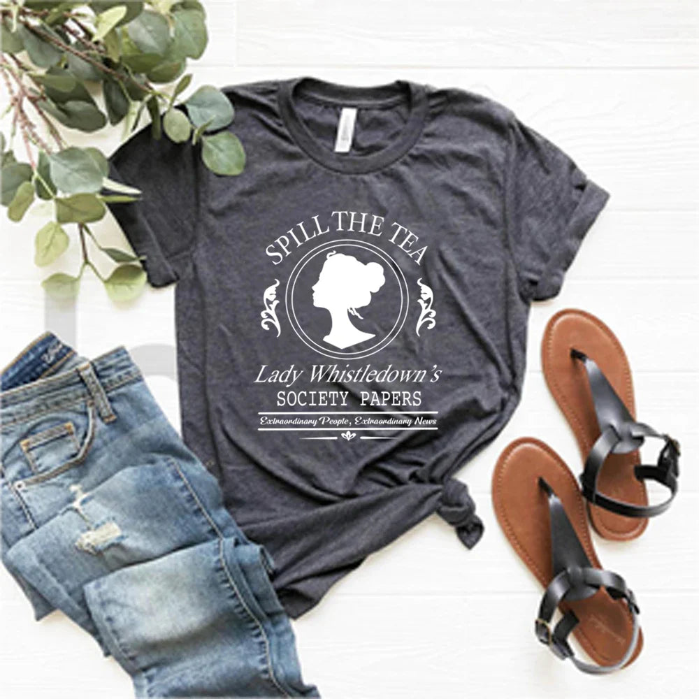 Levoire | Blouse Avec Motif Élégant De La Série Bridgerton Gris foncé