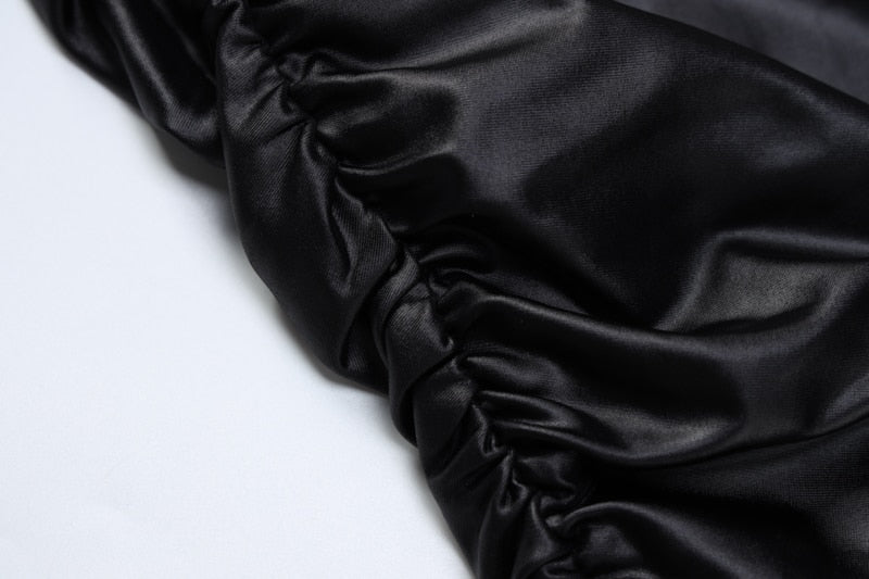 Levoire | Trois Cuirs Robes Mini Bodycon À Manches Longues