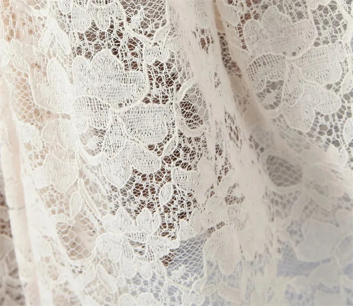 Levoire | Robe Mini En Dentelle De Récolte De Vin