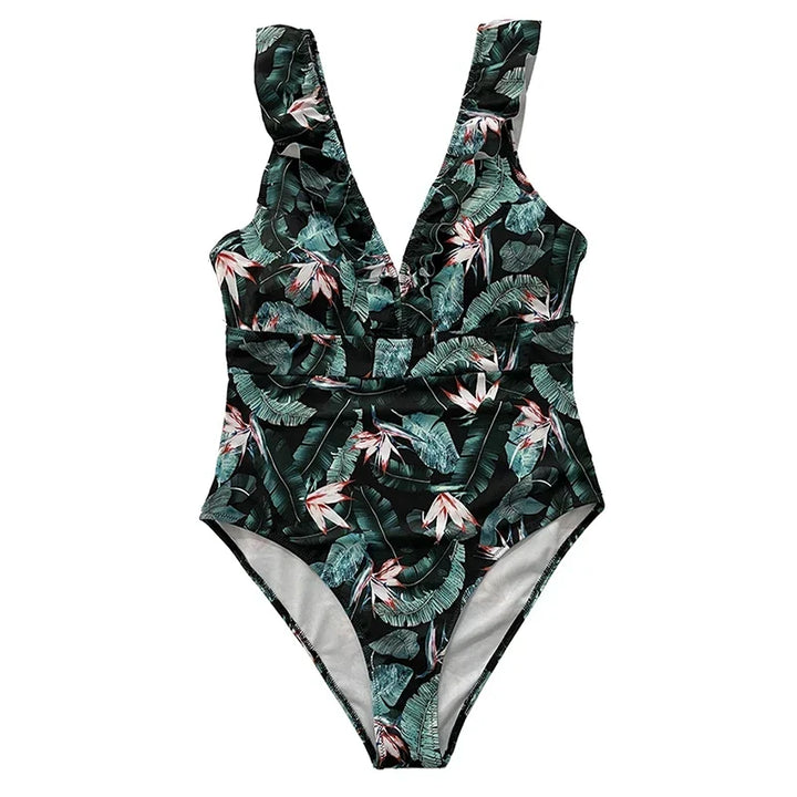 Levoire | Maillot Sexy Une-Pièce Femme Vert Foncé