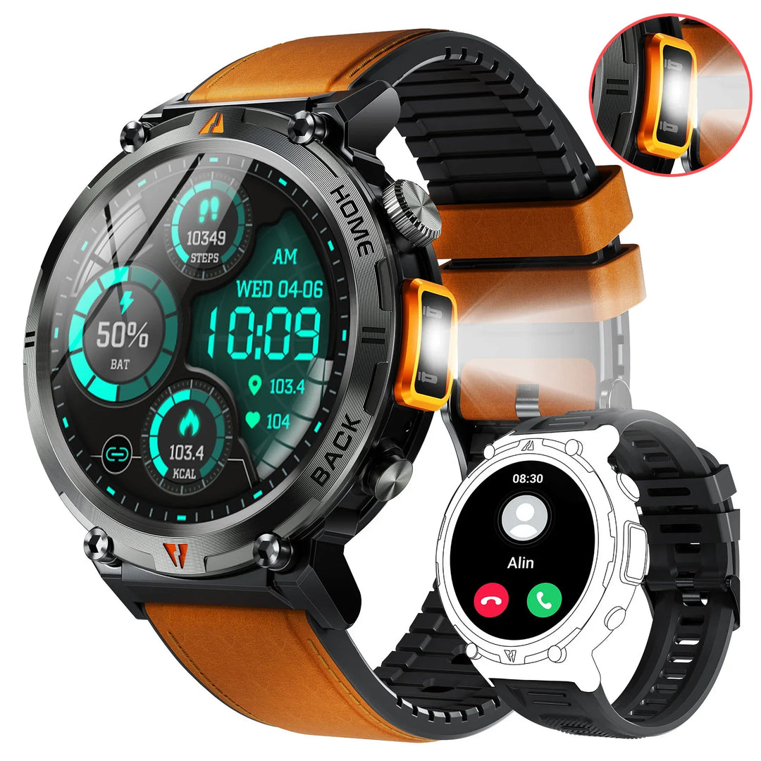 Levoire | Montre Intelligente Avec Plus De 100 Modes Sportifs Et Suivi De La Santé Orange