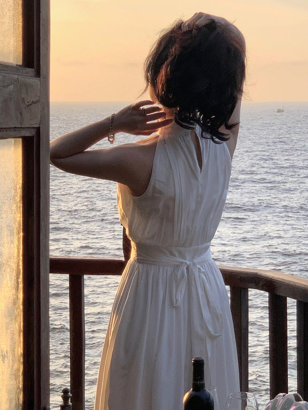 Levoire | Robe Midi En Chiffon Décolletée