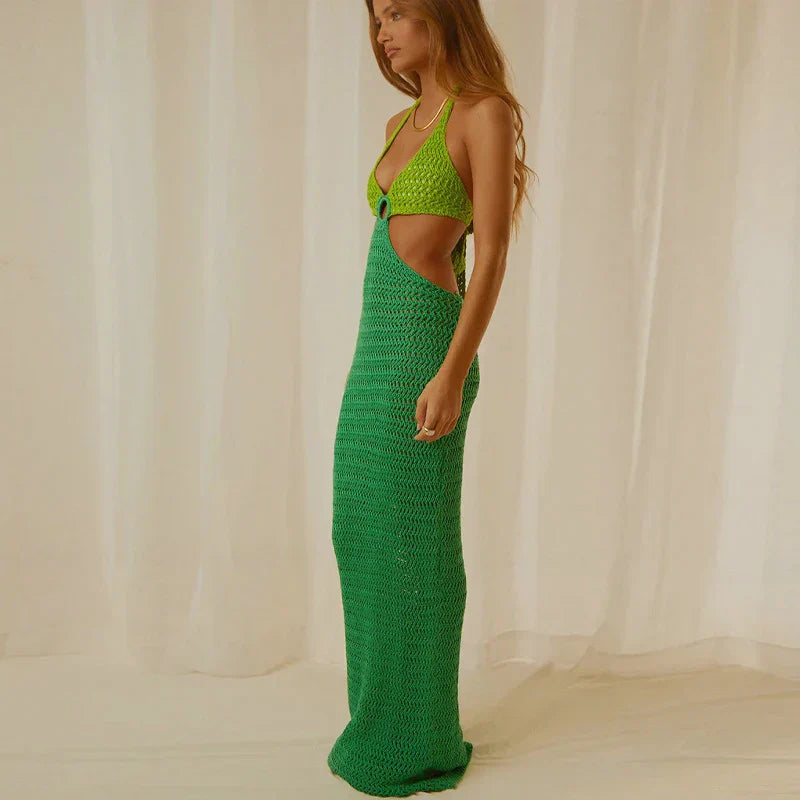 Levoire | Robe Maxi En Crochet