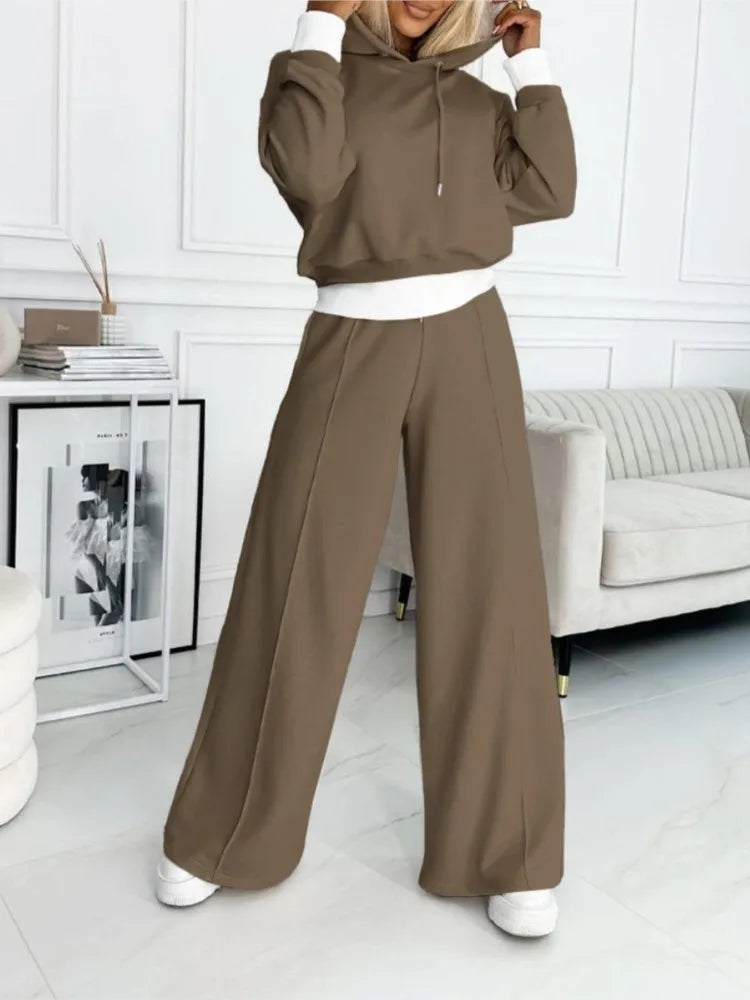 Levoire | Pantalons De Course Ensemble Lounge Deux Pièces Femmes Braun