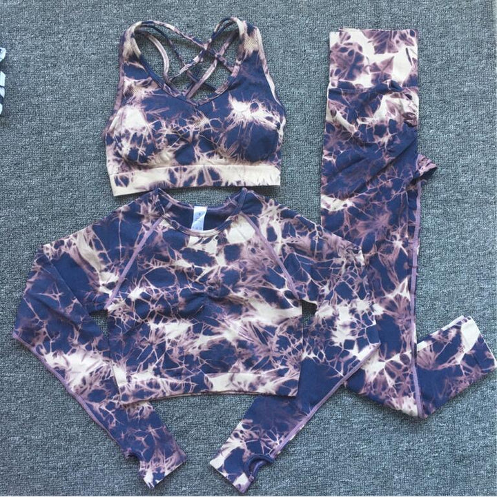 Levoire | Ensemble De Vêtements De Sport Pack De 3 Pour Une Utilisation Active Lila