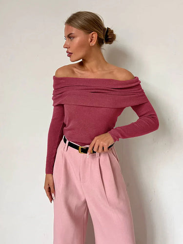 Levoire | Off Shoulder Pull Femme Parfait Pour Des Looks Tendance