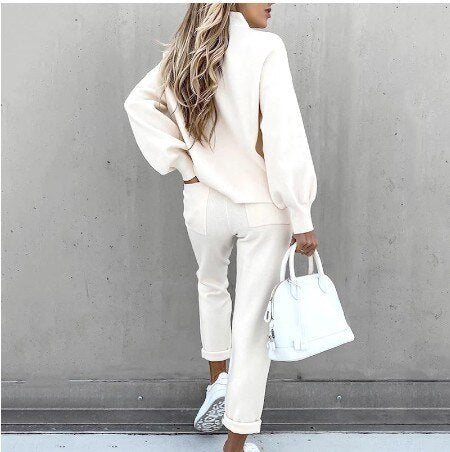 Levoire | Ensemble Confortable Deux Pièces Blanc