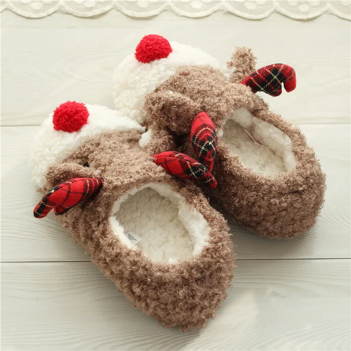 Levoire | Chaussons En Polaire Renne
