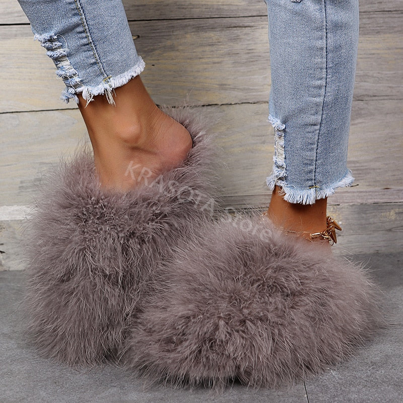 Levoire | Chaussures Slipper Plat Gris