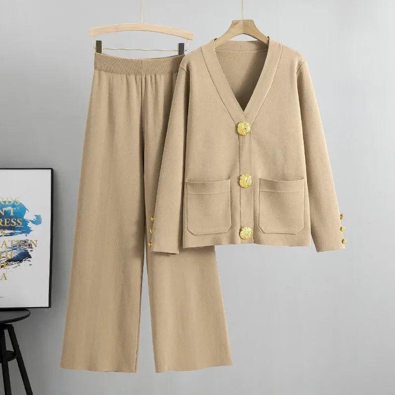 Levoire | Ensemble Moderne Deux Pièces Pour Femme kaki Taille Unique