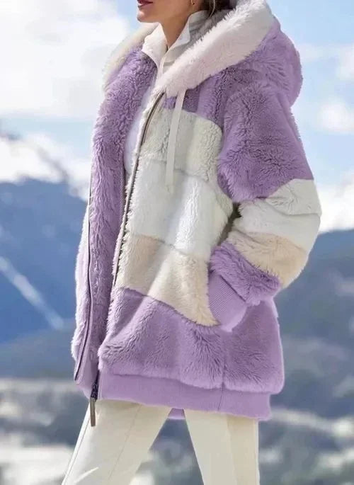 Levoire | Veste confortable et chaude Pourpre