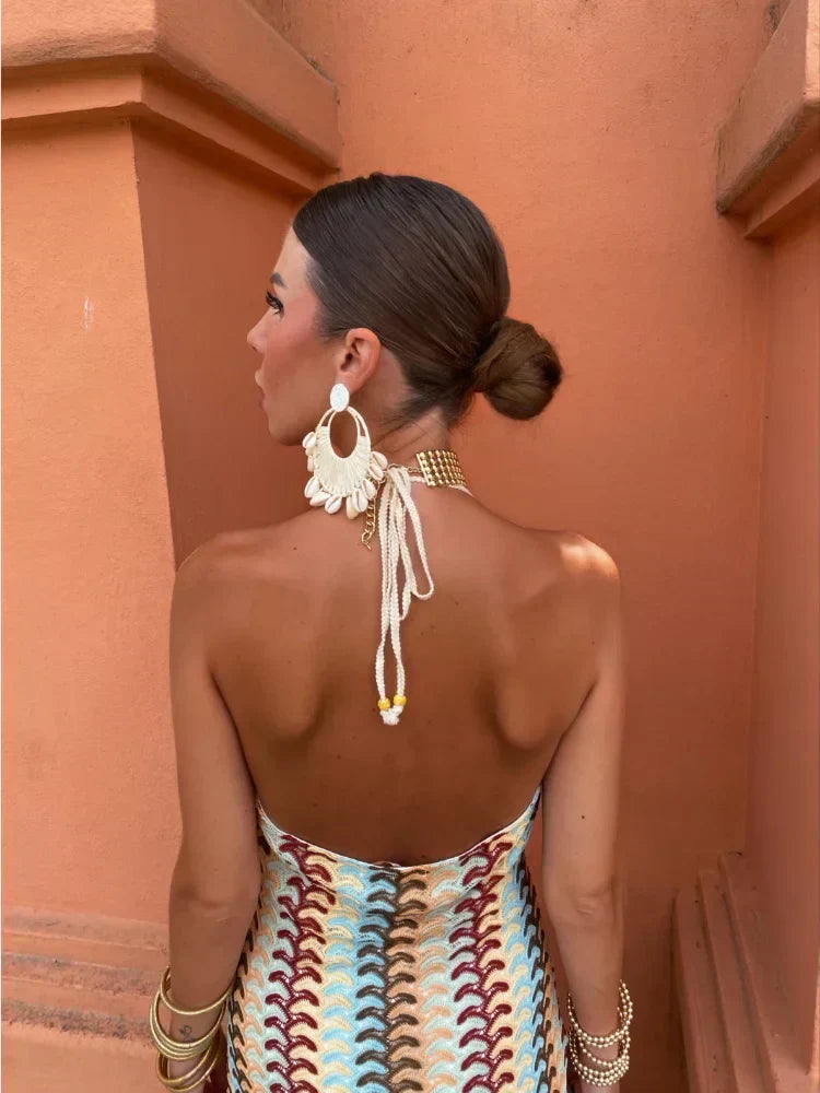 Levoire | Robe Sans Dos À Décolleté En V
