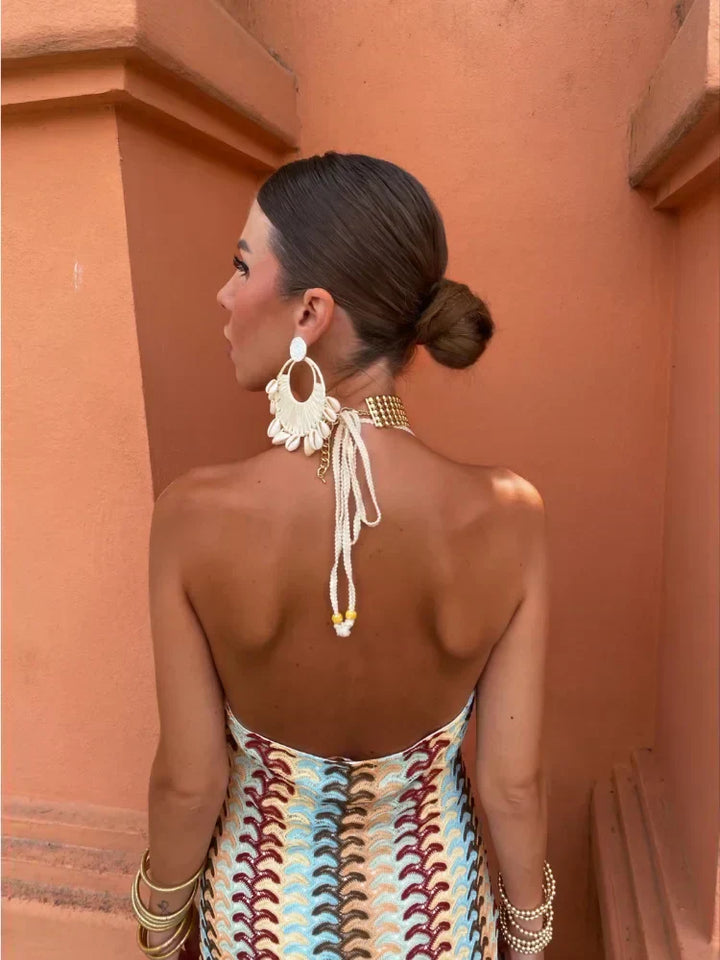 Levoire | Robe Sans Dos À Décolleté En V