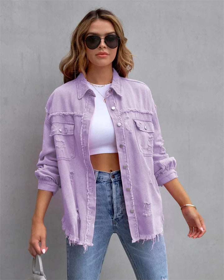 Levoire | Veste En Jean Intemporelle Lila