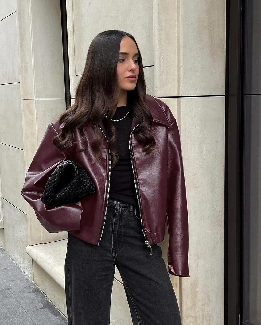 Levoire | Veste en cuir avec une coupe moderne