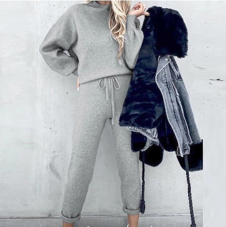 Levoire | Ensemble Confortable Deux Pièces Gris