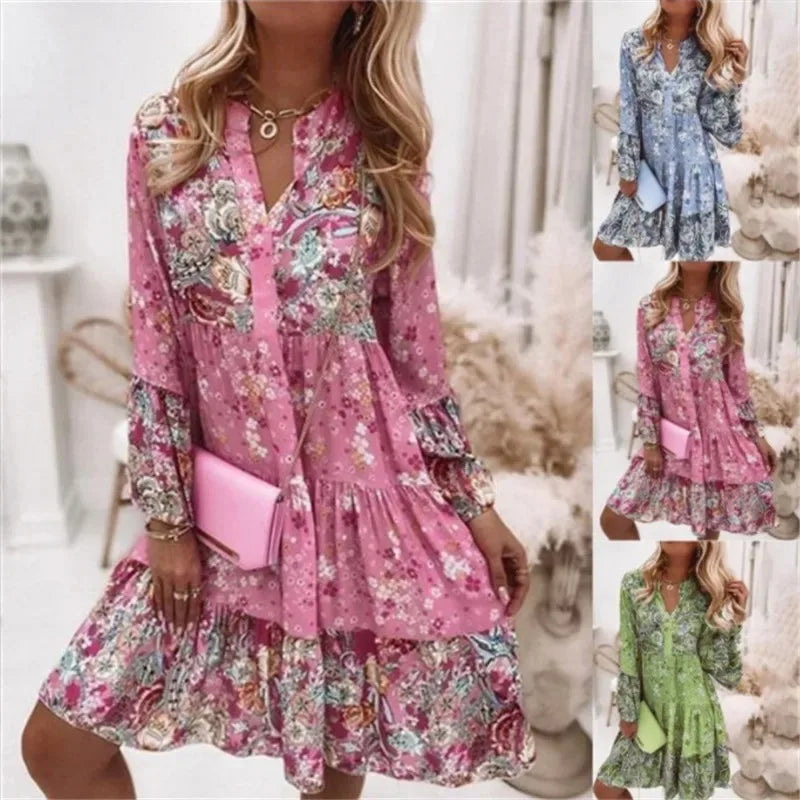Levoire | Robe D'Été Bohème Trapèze