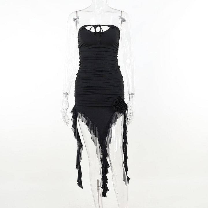 Levoire | Haut-Décolleté Volant Goutte Mini Vêtements