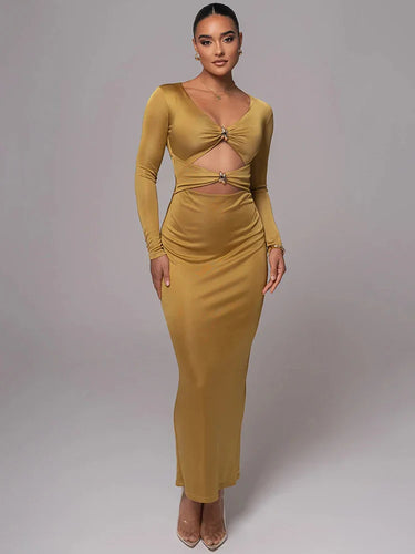 Levoire | Robe Longue Elégante Avec Une Coupe Moulante Sexy