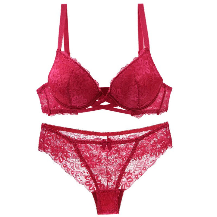 Levoire | Ensemble De Lingerie Push-Up En Dentelle Grande Taille Rot