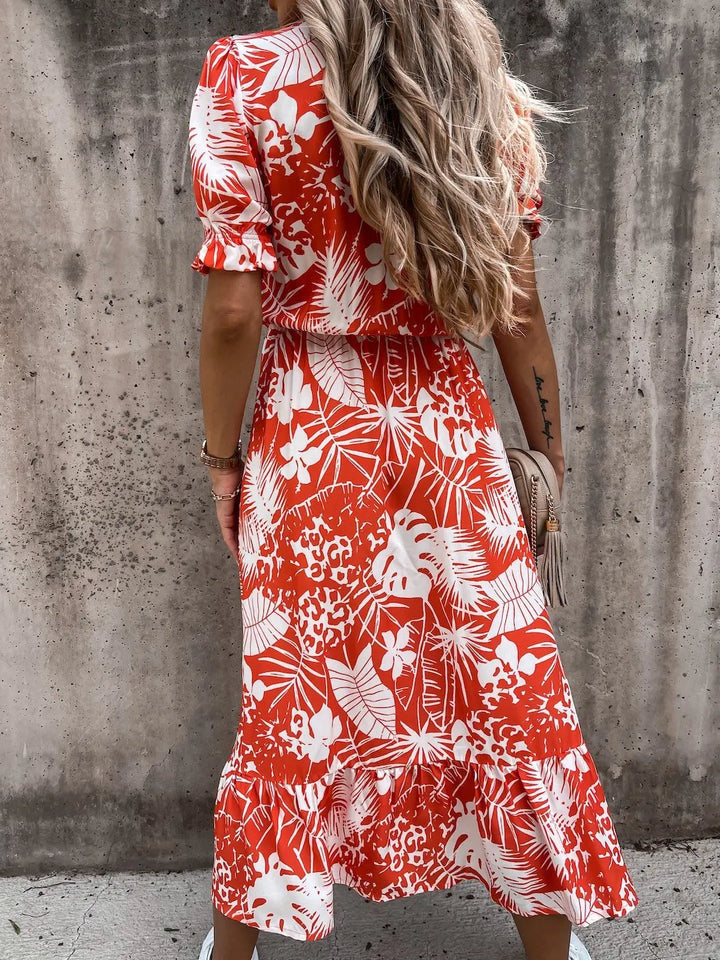 Levoire | Robe Longue Imprimée Cintrée