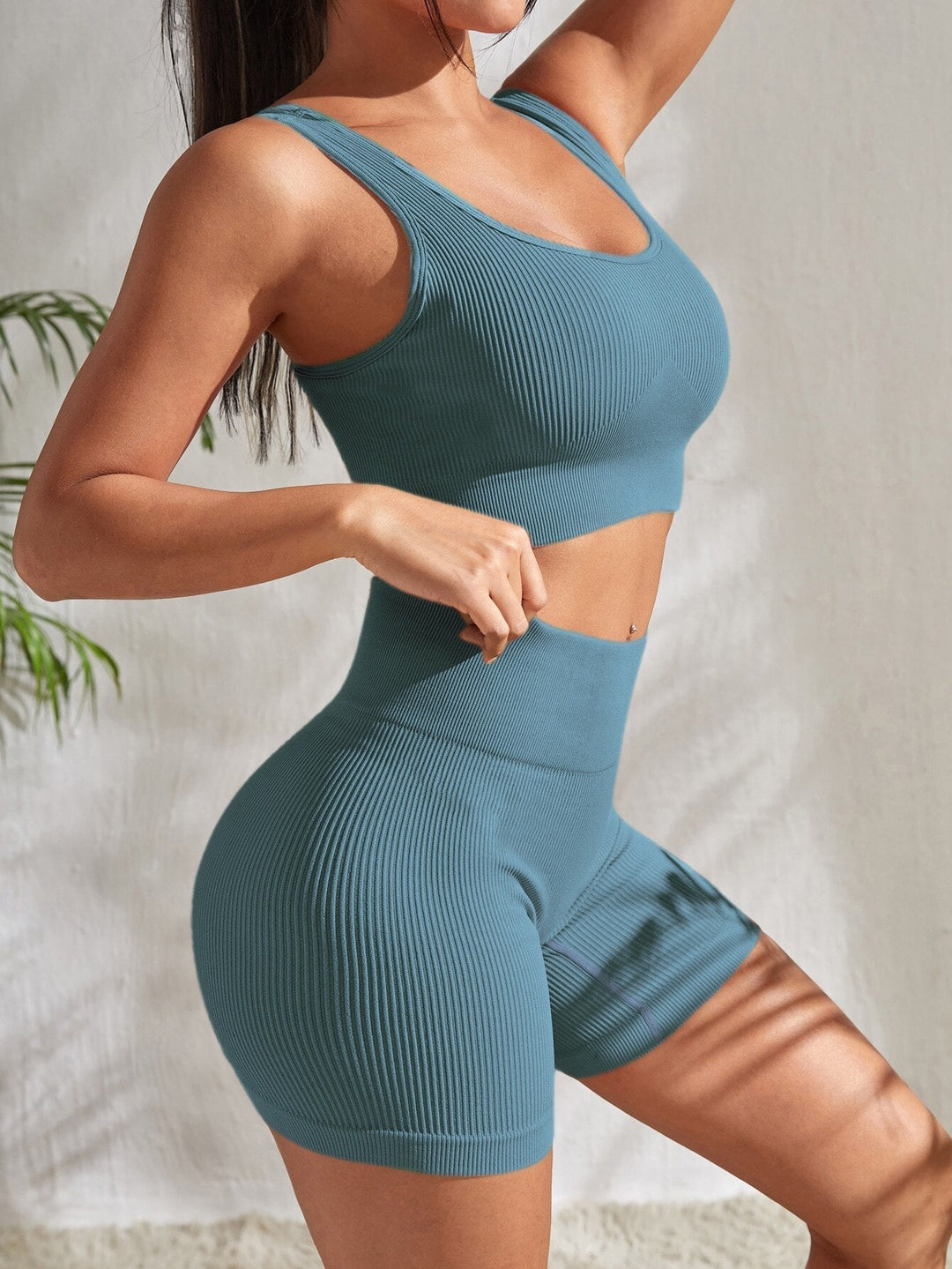 Levoire | Tenue de Sport avec Confort Optimal et Évacuation de l'Humidité pour Femmes Bleu