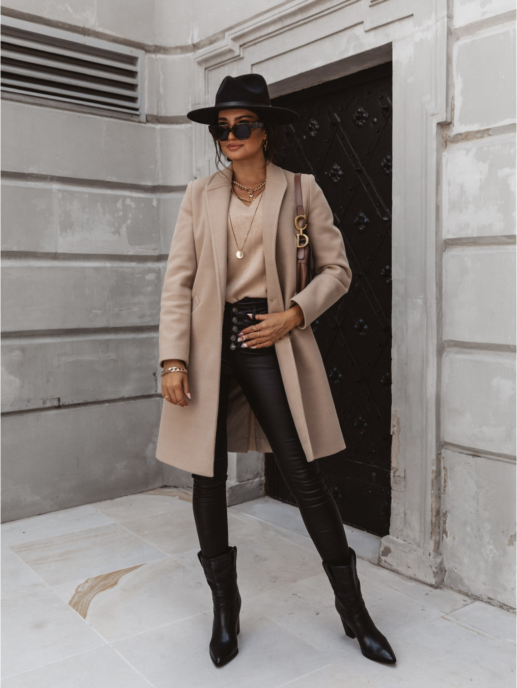 Levoire | Veste Blazer Élégante Pour Femmes Abricot