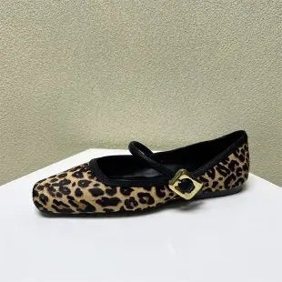 Levoire | Maryjane Slip On Motif léopard