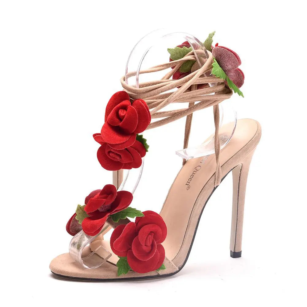 Levoire | Talon Haut Satin Rose Abricot