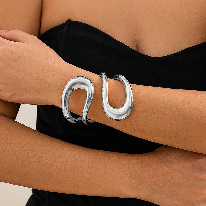 Levoire | Grand Choker En Métal Couleur argent 2