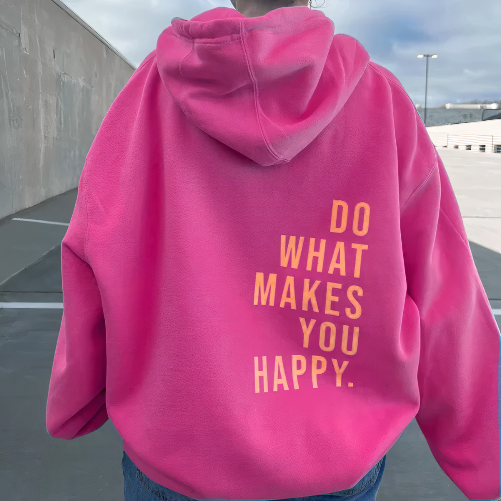 Levoire | Sweat à capuche oversize Rose foncé