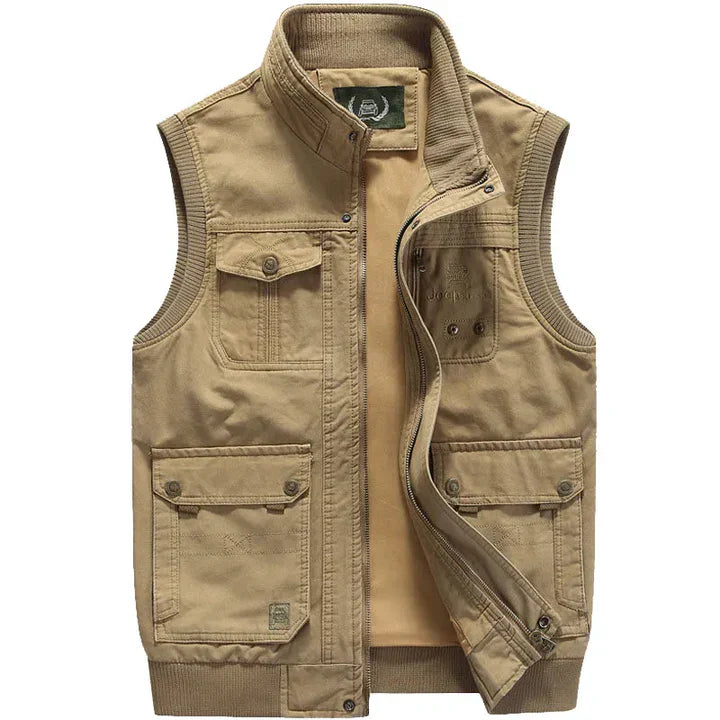 Levoire | Veste Utilitaire Multi-Poches Vintage Khaki