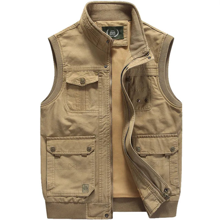 Levoire | Veste D'Extérieur Weinlese Avec Poches Khaki