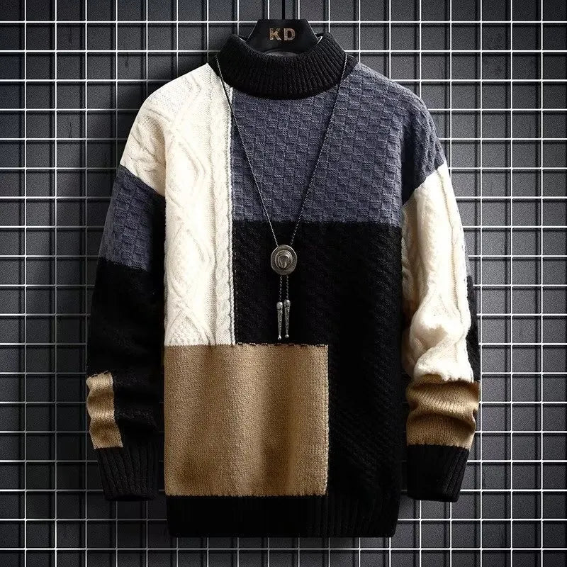 Levoire | Pull en maille douce et chaude Abstrait B