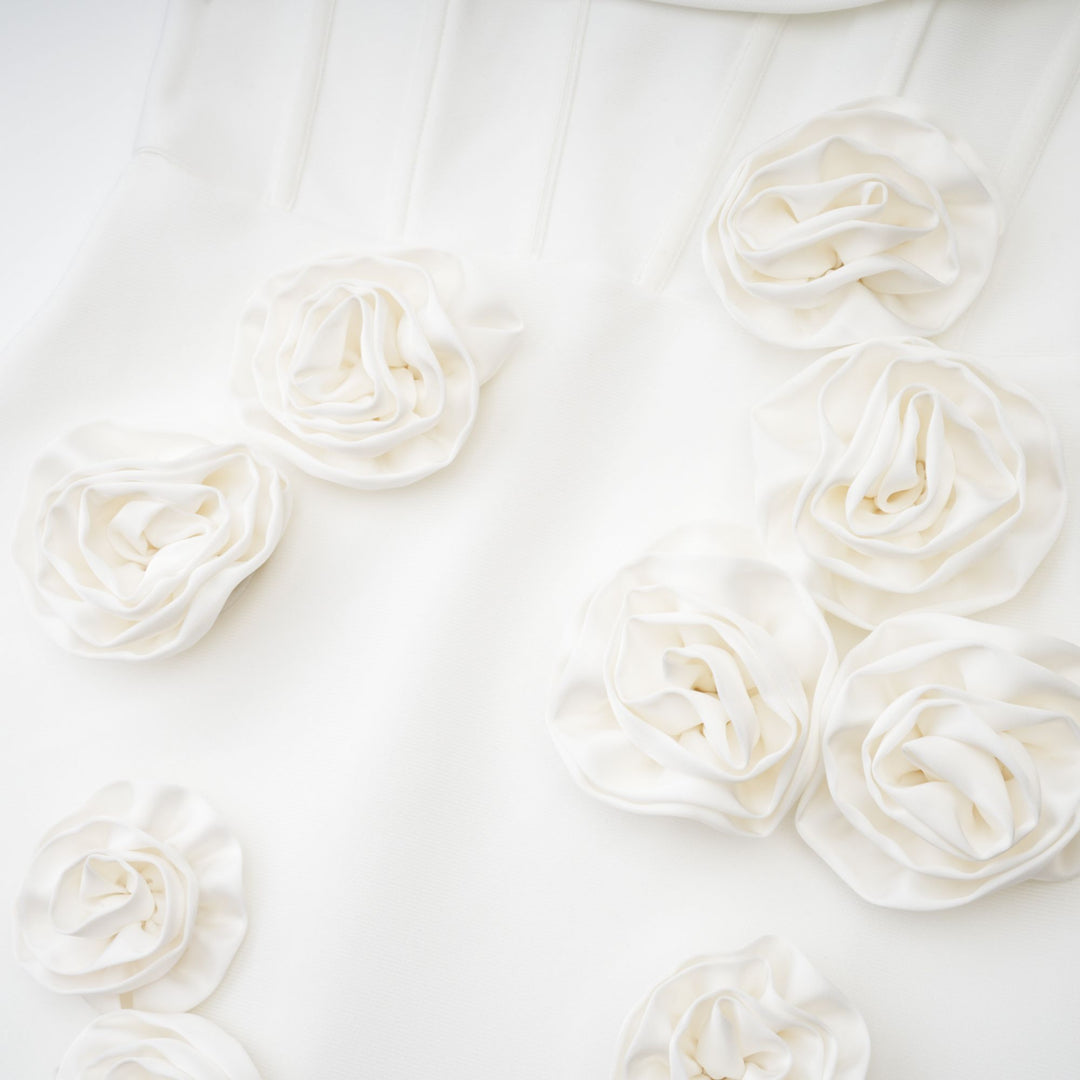 Levoire | Robe À Épaules Dénudées À Fleurs