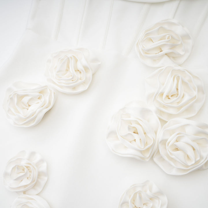 Levoire | Robe À Épaules Dénudées À Fleurs